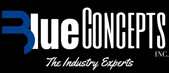 BlueCONCEPTS logo with "The Industry Experts" tagline